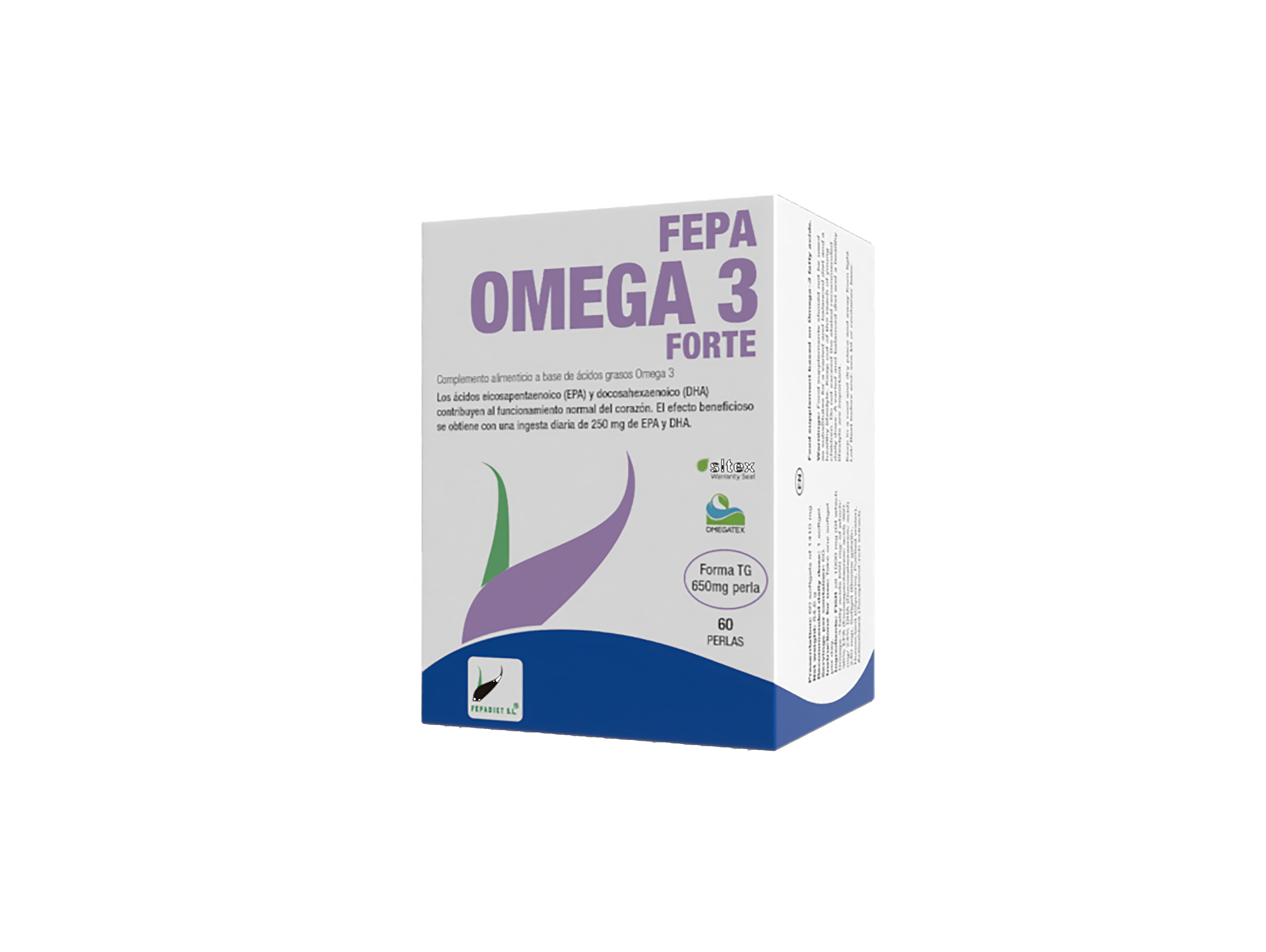 Fepa Omega 3 forte - Omegatex (ifos) - Gelita - 60 perlas Fepadiet