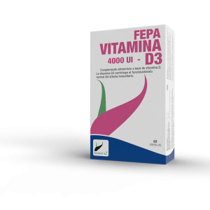 Fepa Vitamina D3 - 4000 µi - 60 cápsulas Fepadiet
