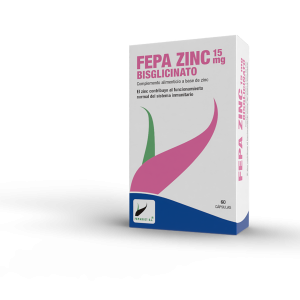Fepa Zinc 15mg Bisglicinato - 60 cápsulas Fepadiet