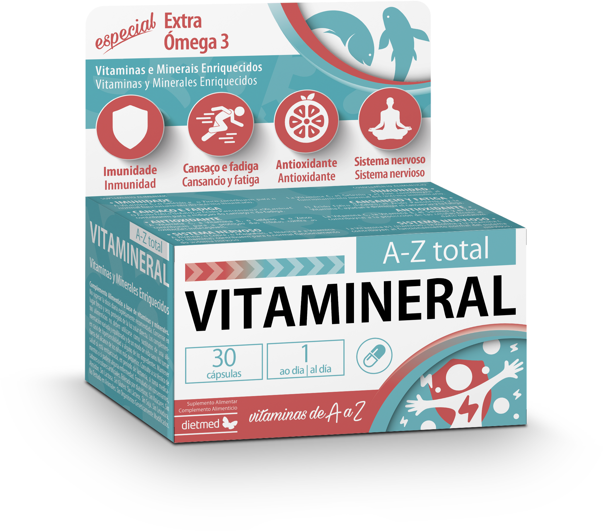 VITAMINERAL A a Z TOTAL 30 cápsulas