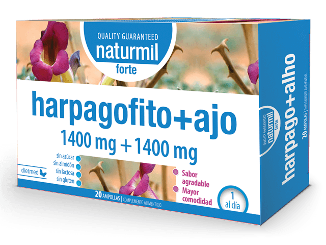 HARPAGO 1400 mg+ AJO 1400 mg FORTE 20 ampollas